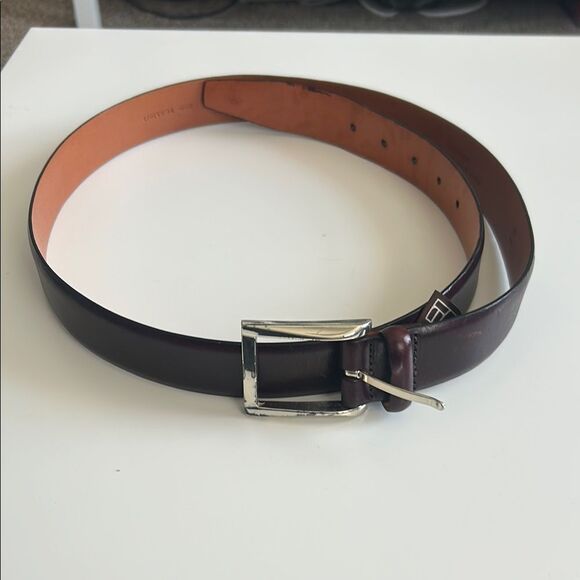 Trafalgar Broderick Genuine Leather Belt Brown Size 40 - Picture 1 of 11